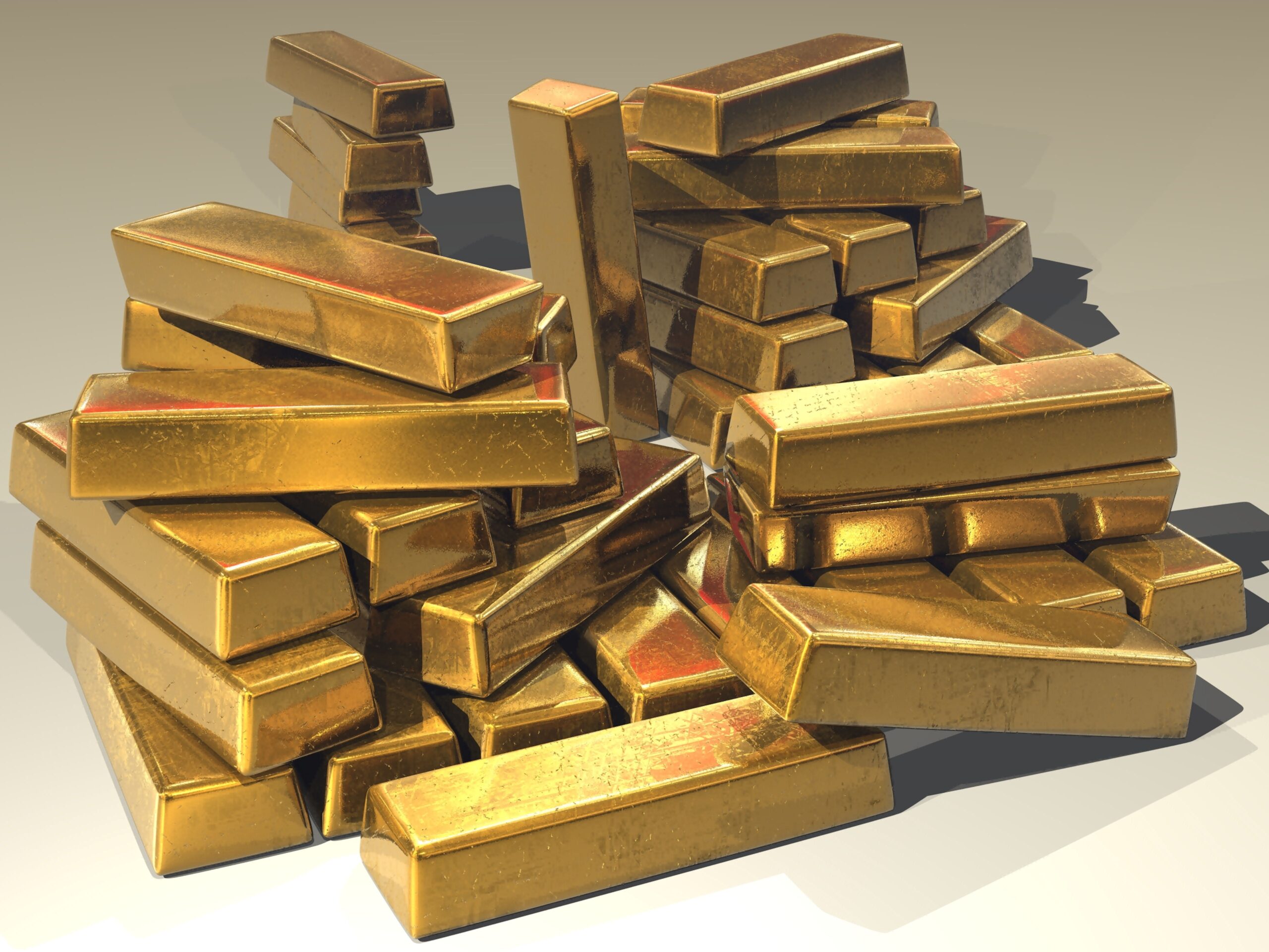 Goldbarren Nahaufnahme